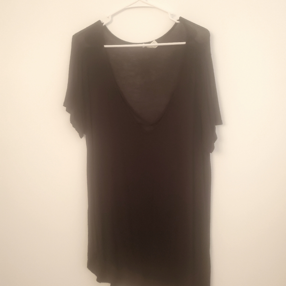 Black T-shirt - 1X